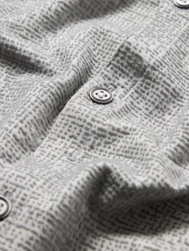 Tops>John Varvatos VALPARAISO SHIRT CHARCOAL/TURTLEDOVE
