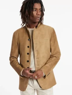 Leather & Outerwear|Tops>John Varvatos VARICK JACKET CAMEL