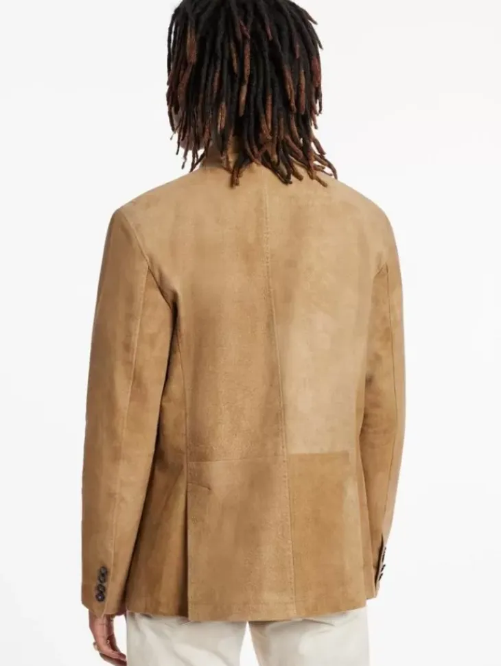 Leather & Outerwear|Tops>John Varvatos VARICK JACKET CAMEL