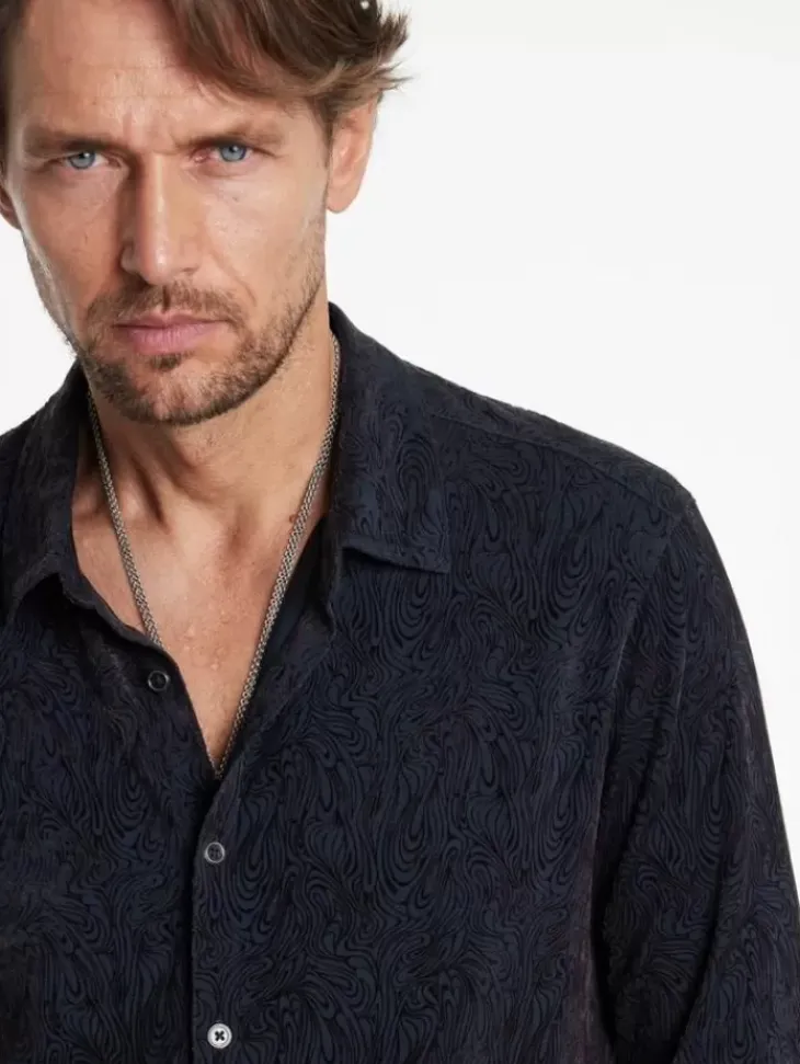 Shirts>John Varvatos VENETO SHIRT BLACK