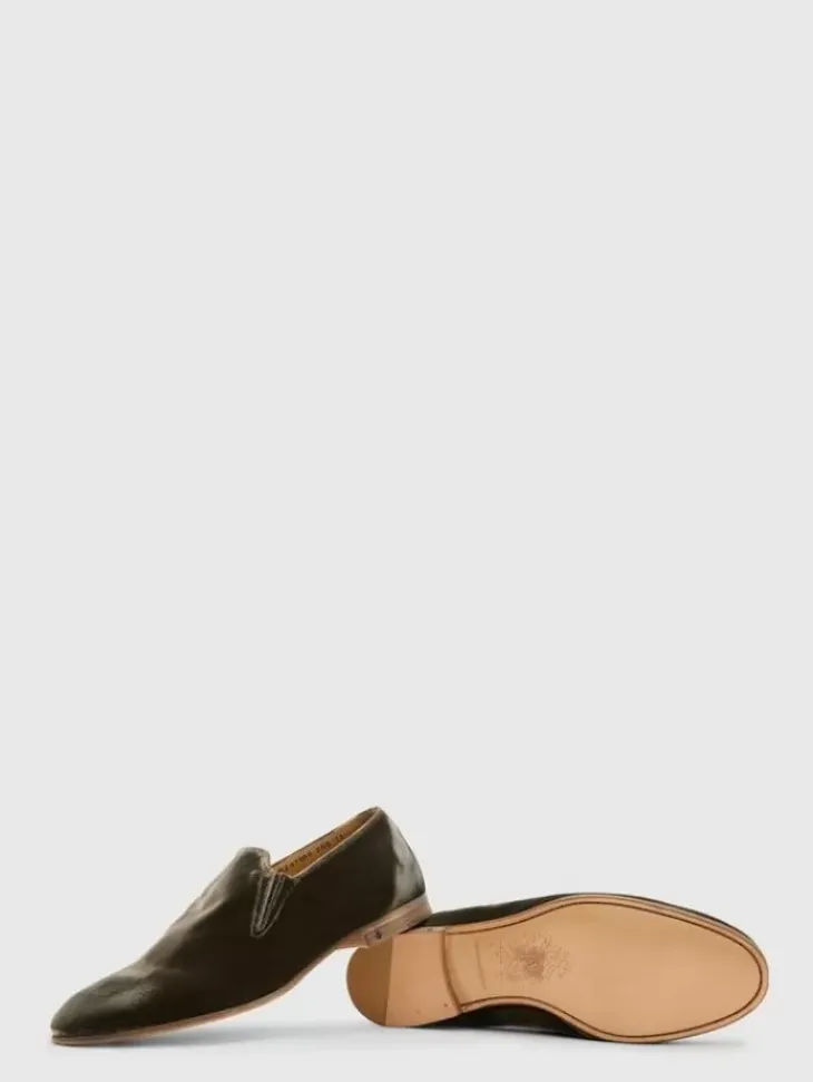 Dress Shoes & Loafers|Leather Shoes>John Varvatos VENICE LOAFER CHARCBROWN