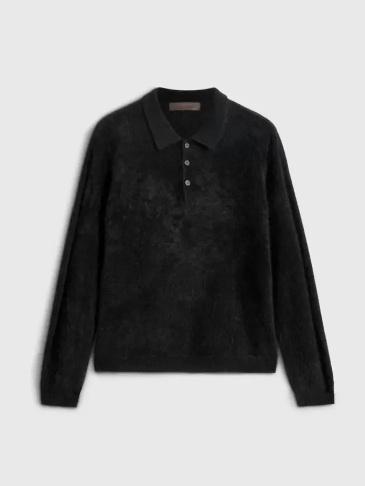 Polos|Sweaters>John Varvatos VERONA POLO BLACK