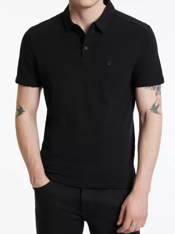 Polos>John Varvatos VICTOR POLO BLACK