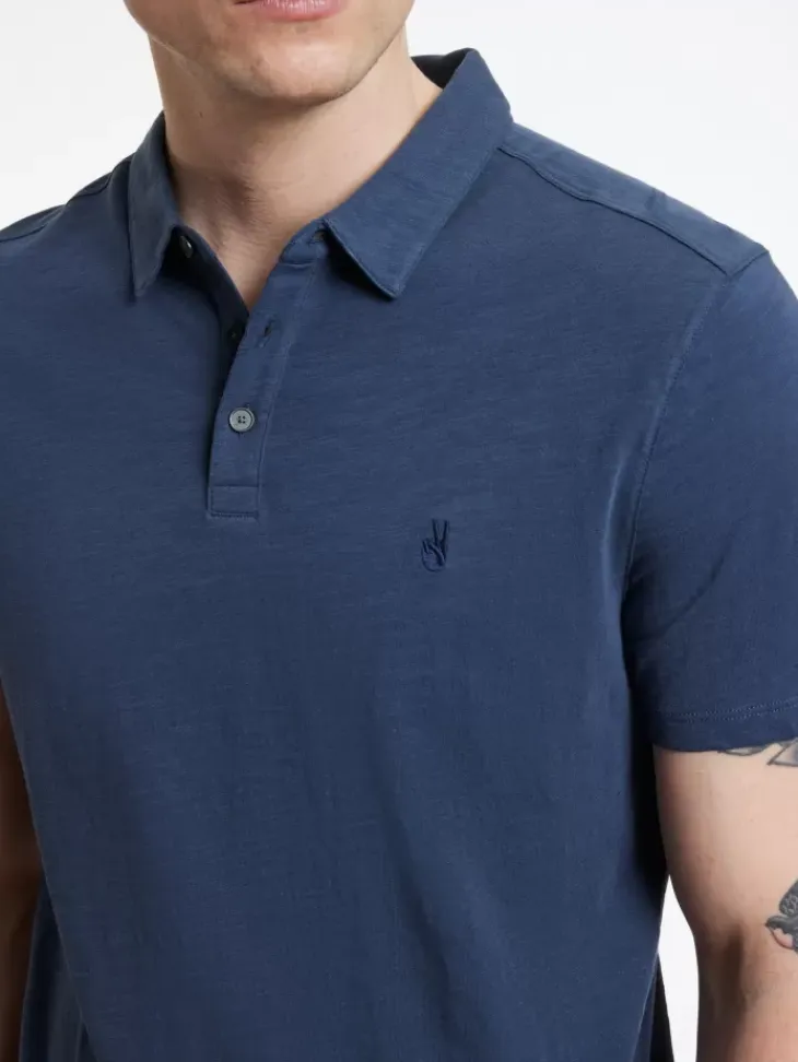 Polos>John Varvatos VICTOR POLO BLUEGRPHTE