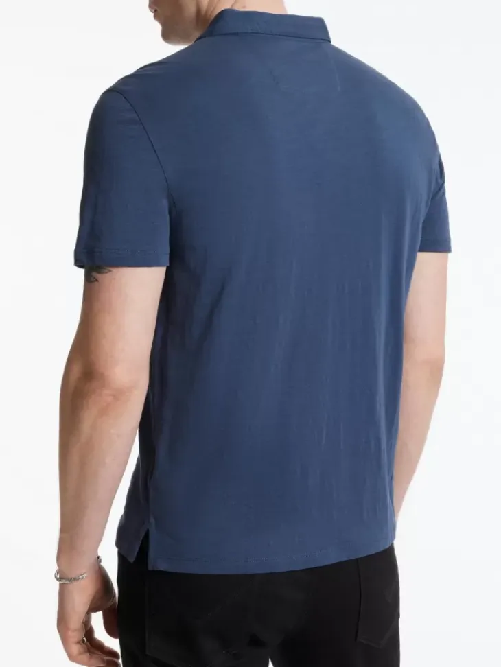 Polos>John Varvatos VICTOR POLO BLUEGRPHTE