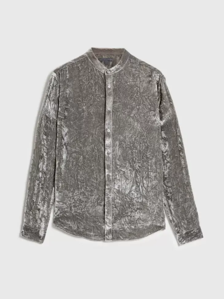 Shirts>John Varvatos VIGO SHIRT SMOKEDPEARLGREY