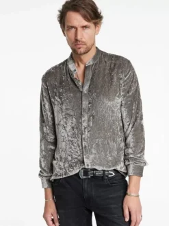 Shirts>John Varvatos VIGO SHIRT SMOKEDPEARLGREY