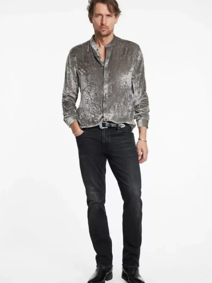 Shirts>John Varvatos VIGO SHIRT SMOKEDPEARLGREY
