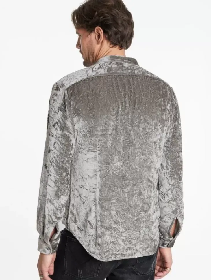 Shirts>John Varvatos VIGO SHIRT SMOKEDPEARLGREY