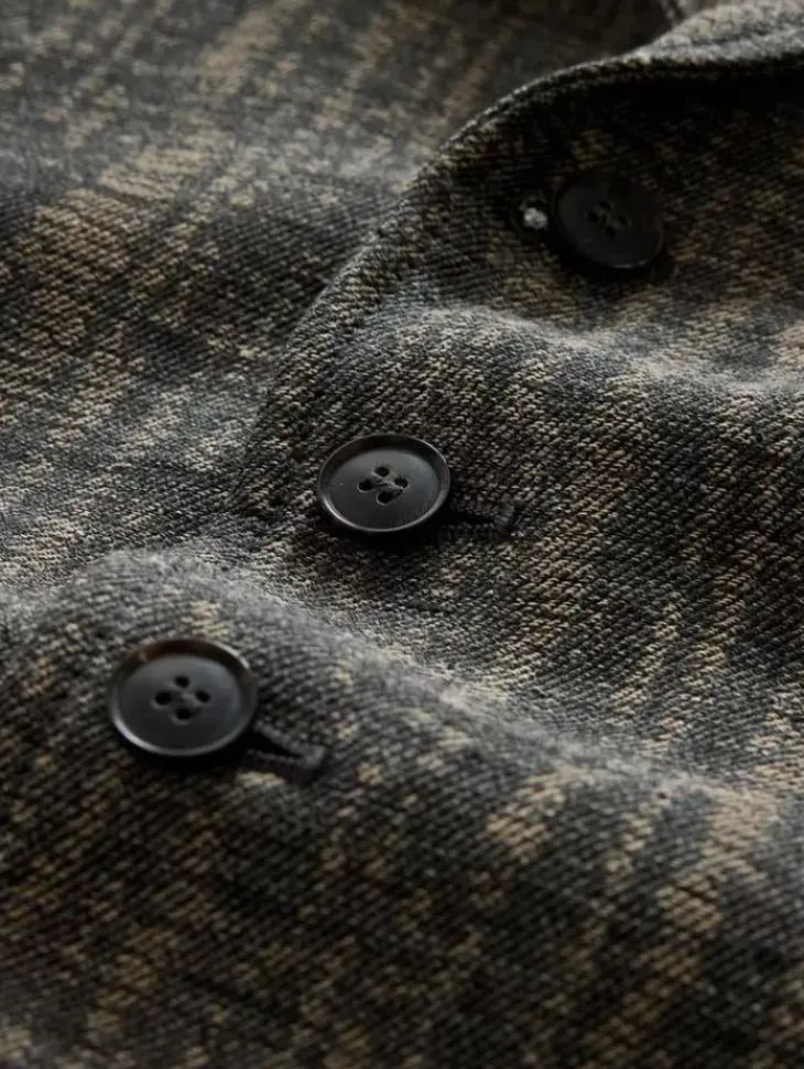 Leather & Outerwear|Tops>John Varvatos VISTA VEST DRILLOLIVE