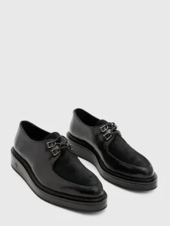 Dress Shoes & Loafers|Leather Shoes>John Varvatos VON CREEPER DERBY BLACK