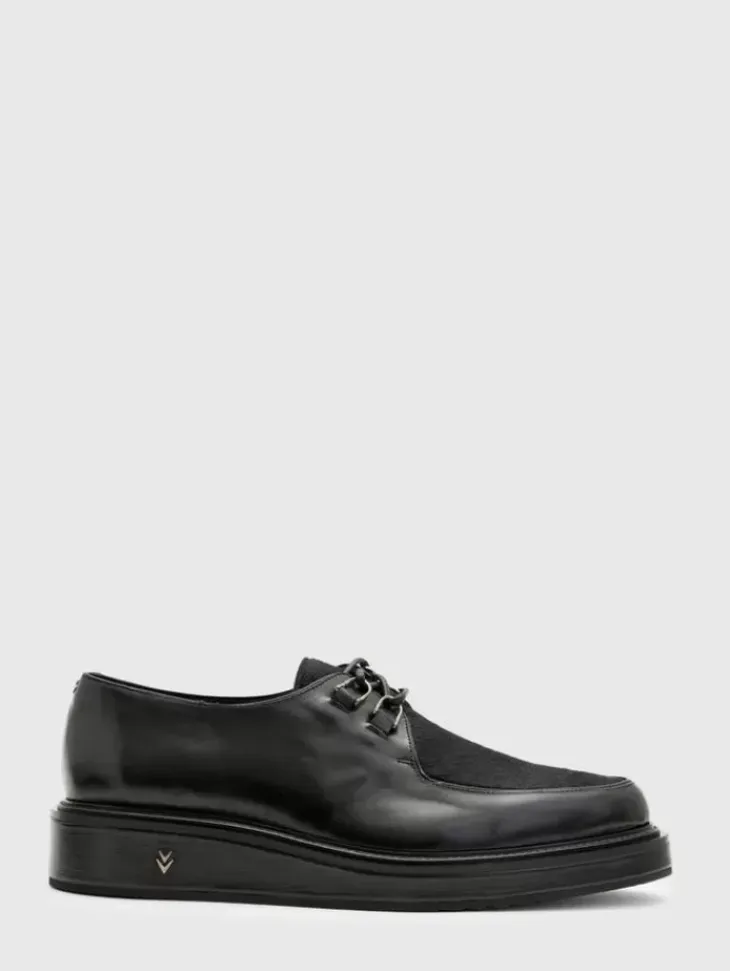 Dress Shoes & Loafers|Leather Shoes>John Varvatos VON CREEPER DERBY BLACK