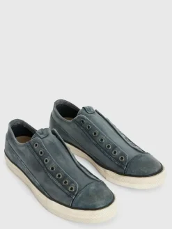Sneakers>John Varvatos VULC LACELESS LOW TOP - CANVAS NAVY