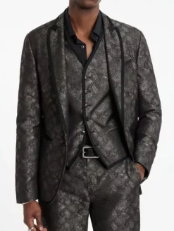 Leather & Outerwear|Tops>John Varvatos WALLACE JACKET ALMOND