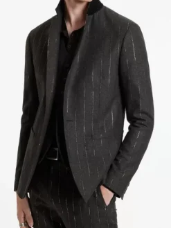 Leather & Outerwear|Tops>John Varvatos WILLETT JACKET CHOCOLATE
