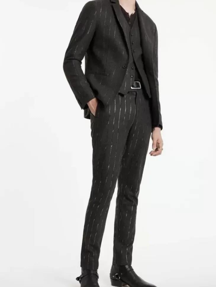 Leather & Outerwear|Tops>John Varvatos WILLETT JACKET CHOCOLATE