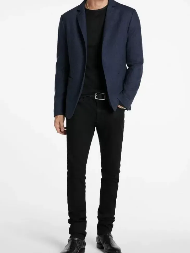 Leather & Outerwear|Tops>John Varvatos WILLETT JACKET NAVY