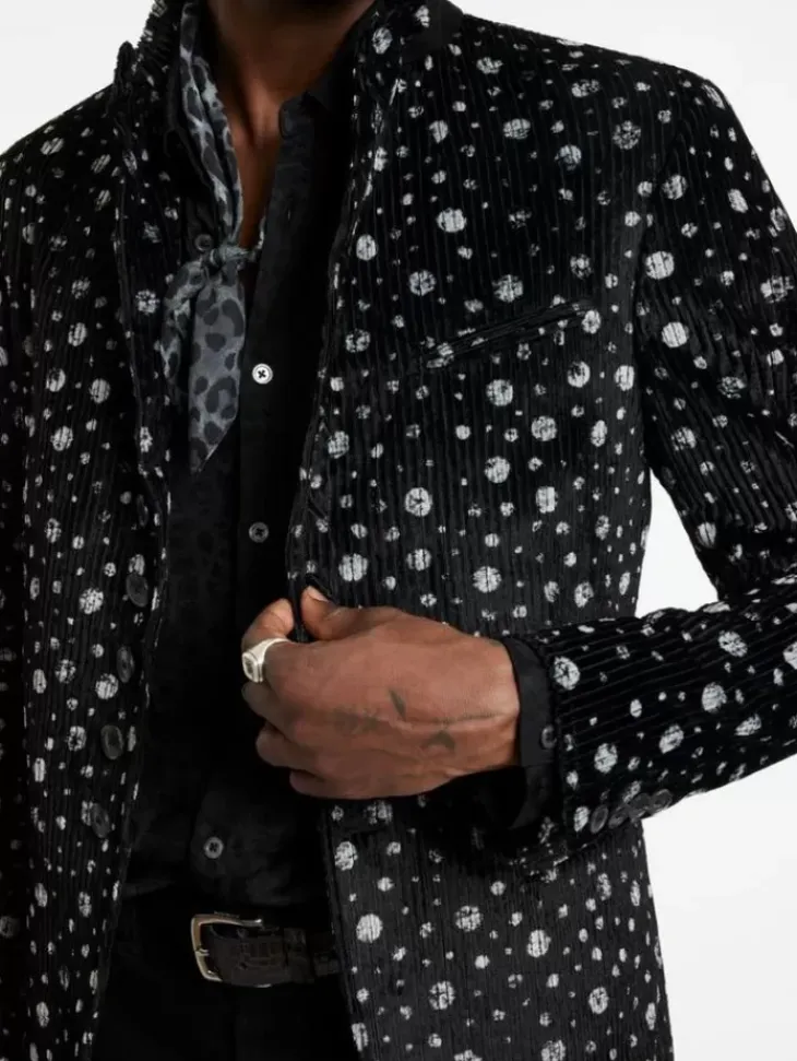 Leather & Outerwear|Tops>John Varvatos WOODWARD JACKET BLACK