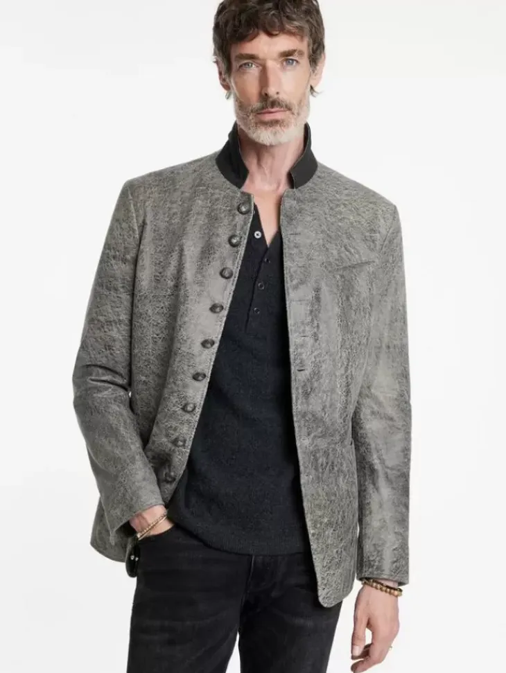 Coats And Jackets|Leather Jackets>John Varvatos WOODWARD JACKET HAZE