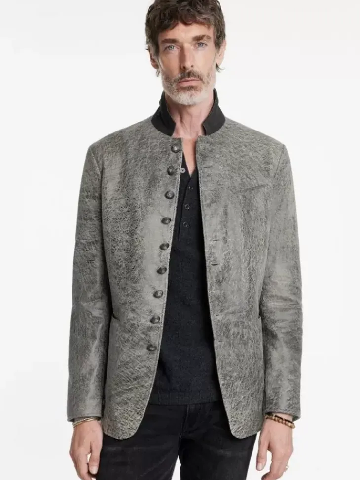 Coats And Jackets|Leather Jackets>John Varvatos WOODWARD JACKET HAZE