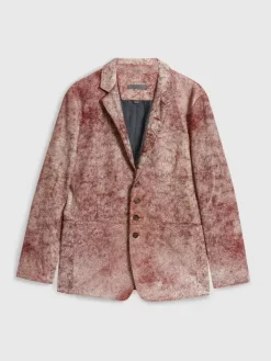 Leather & Outerwear|Tops>John Varvatos WOODWARD JACKET CRANBERRY