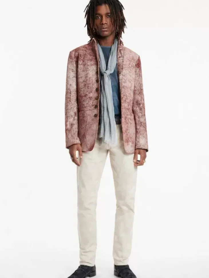 Leather & Outerwear|Tops>John Varvatos WOODWARD JACKET CRANBERRY