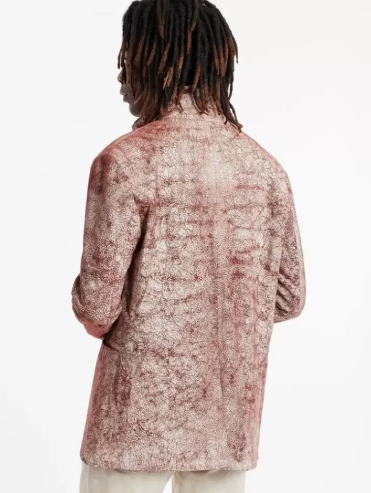 Leather & Outerwear|Tops>John Varvatos WOODWARD JACKET CRANBERRY