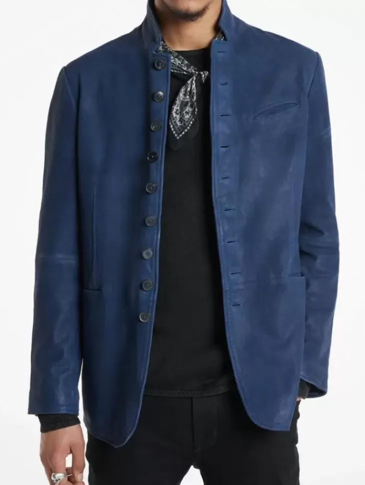 Leather & Outerwear|Tops>John Varvatos WOODWARD JACKET CAPRI