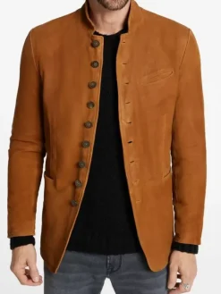 Leather & Outerwear|Tops>John Varvatos WOODWARD JACKET LTOCHRE