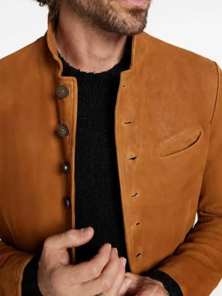 Leather & Outerwear|Tops>John Varvatos WOODWARD JACKET LTOCHRE