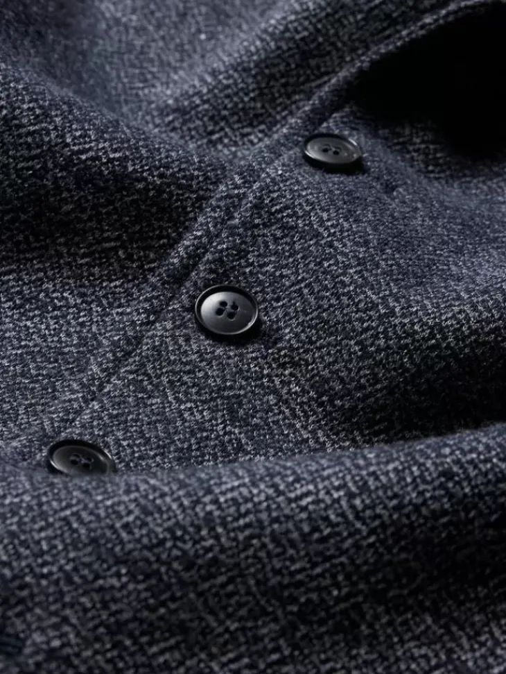 Leather & Outerwear|Tops>John Varvatos WOODWARD VEST NAVY