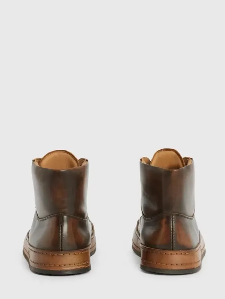 Shoes & Accessories>John Varvatos WOOSTER ARTISAN HIGH TOP WALNUT