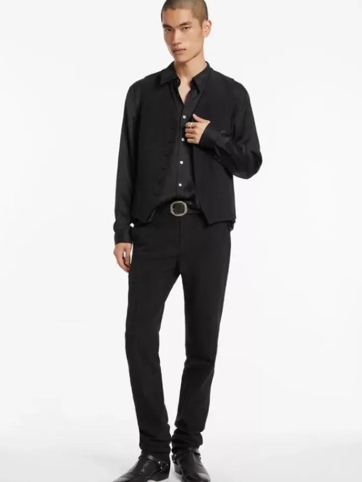 Leather & Outerwear|Tops>John Varvatos WOOSTER VEST BLACK