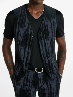 Leather & Outerwear|Tops>John Varvatos WOOSTER VEST THISTLE