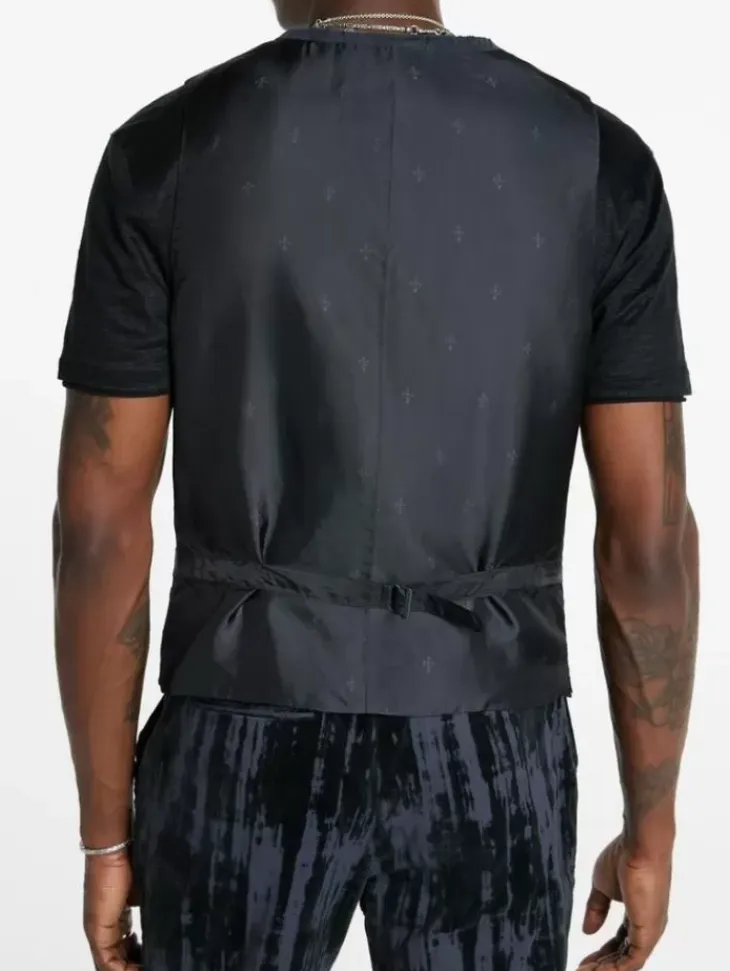 Leather & Outerwear|Tops>John Varvatos WOOSTER VEST THISTLE